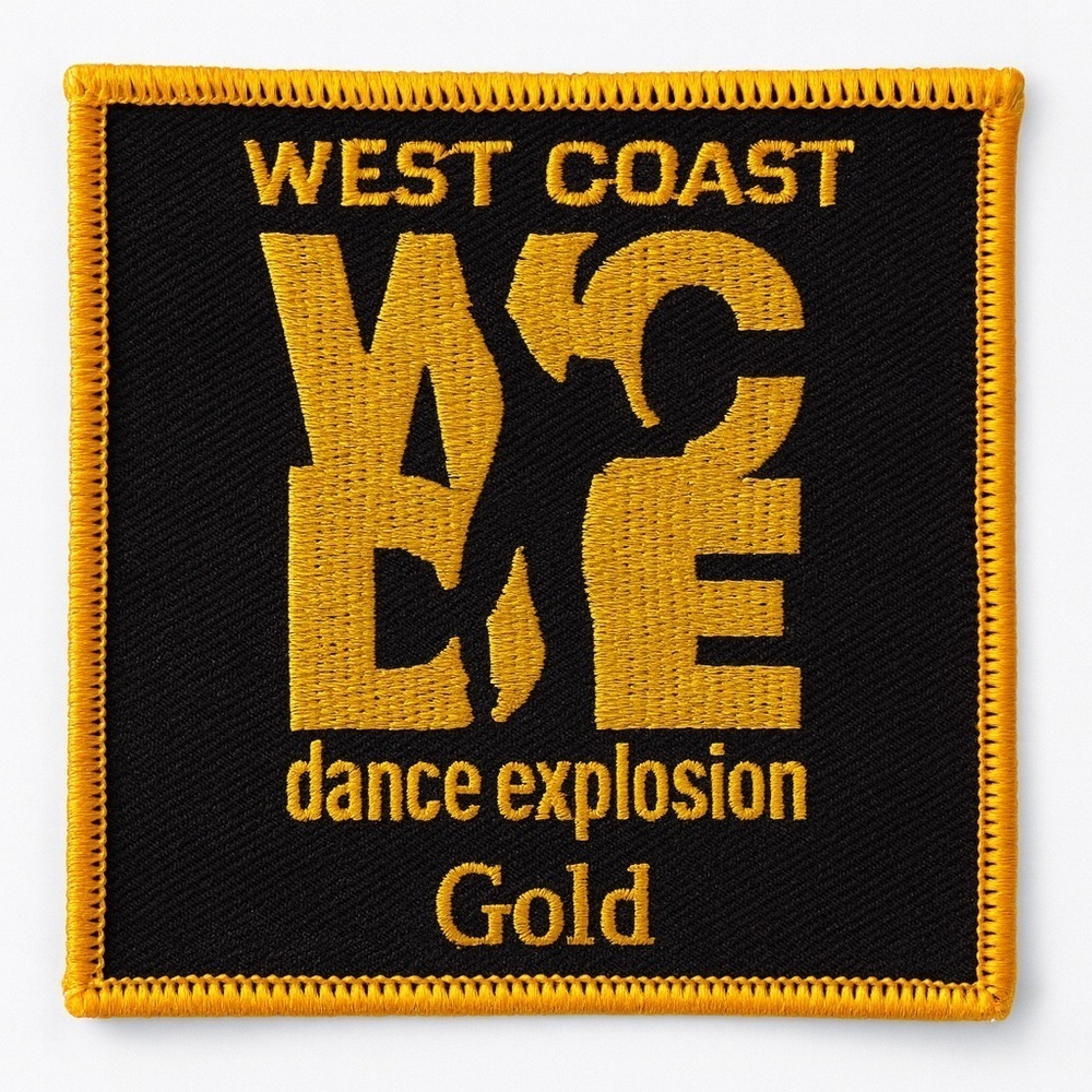 West Coast Dance Explosion Patch - Gold